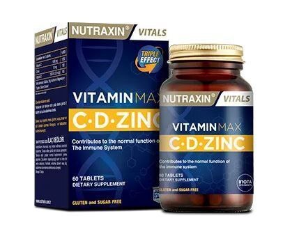 NUTRAXIN Vitamin MAX C-D-ZINC