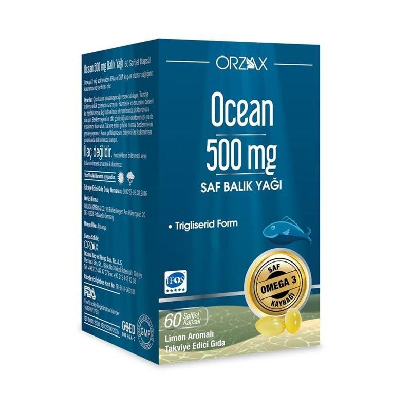 ORZAX Omega 500 mg 60 K