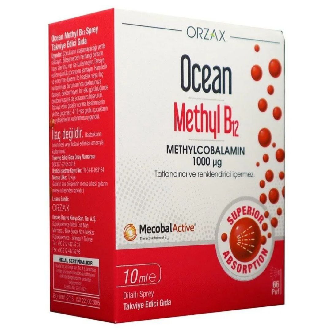 ORZAX METHYL B12 SPRAY 1000 mcg 10 ml