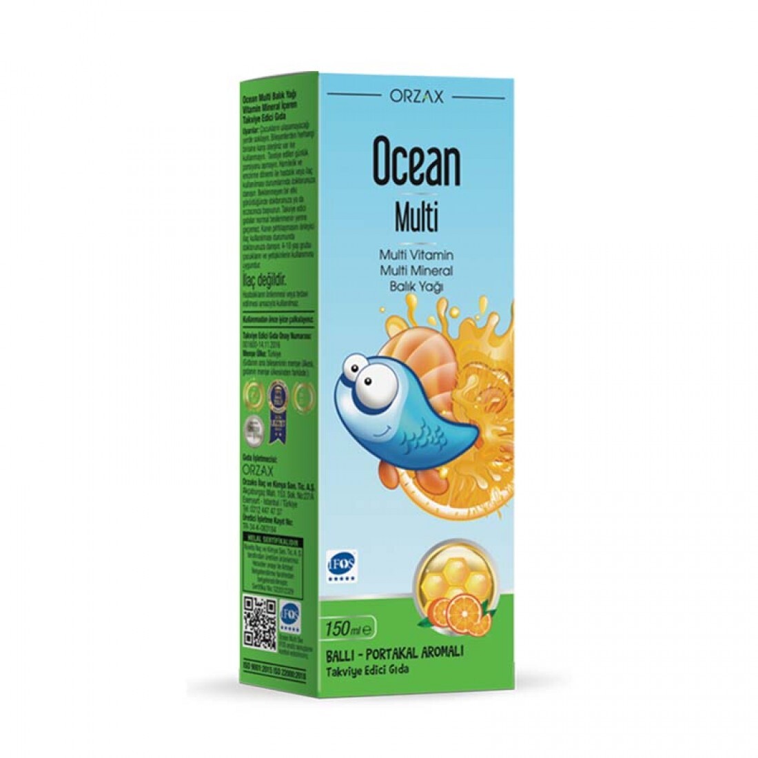 ORZAX MULTI SYRUP 150 ML (апельсин)