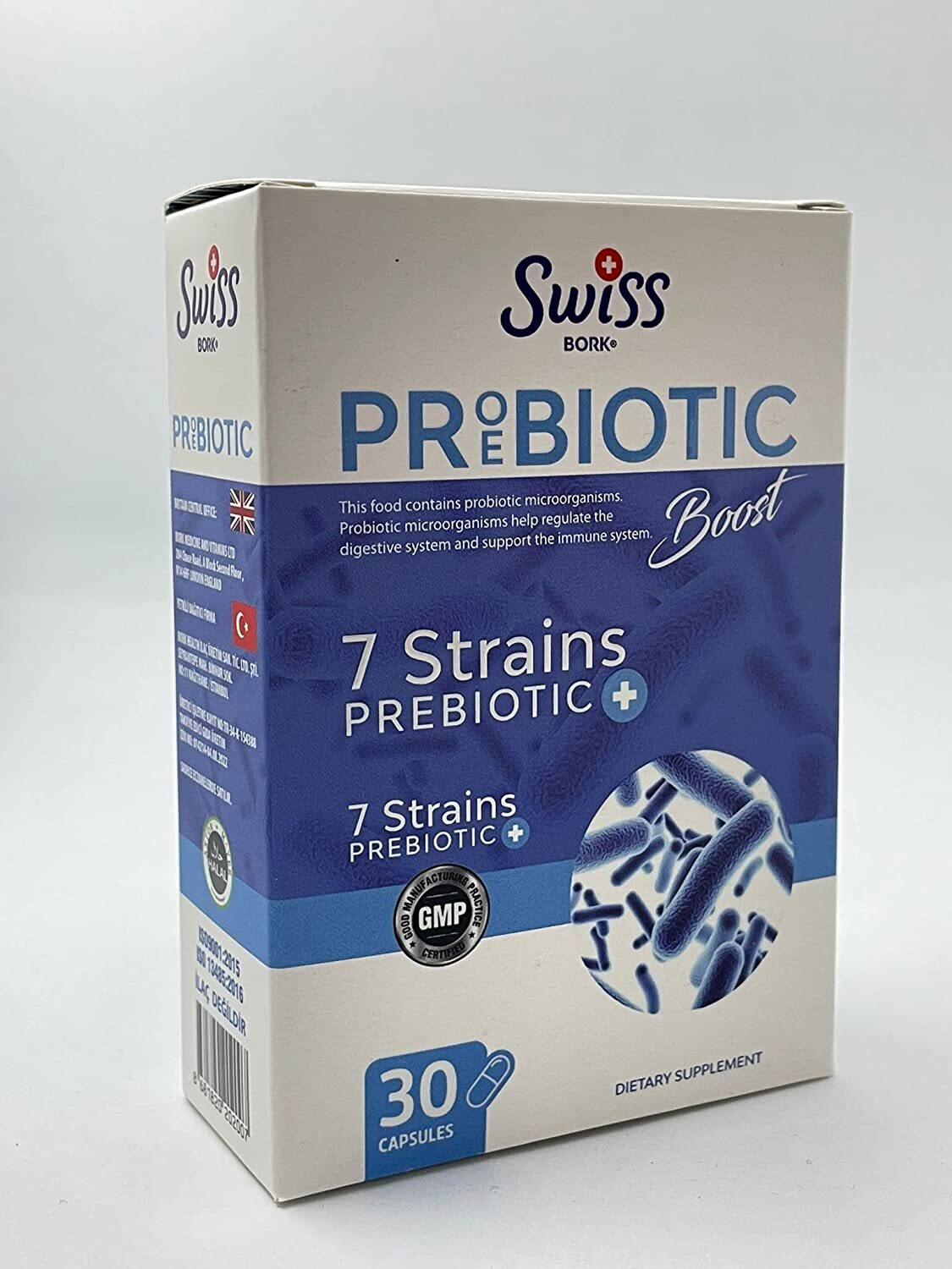 SWISS BORK PROBIOTIC BOOST 30 CAPS