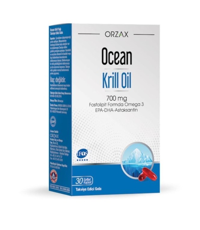 ORZAX KRILL OIL 30 SOFT GEL CAPS