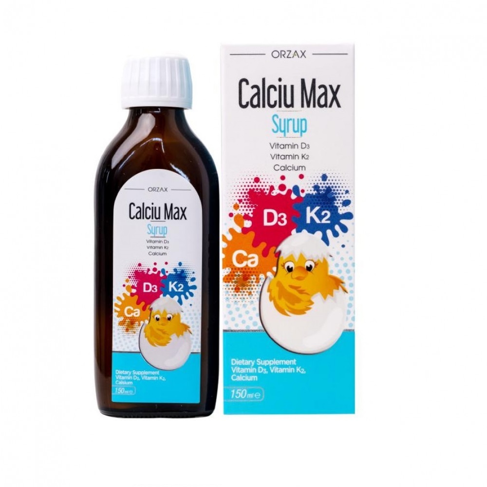 ORZAX CALCIU MAX SYRUP 150 ML