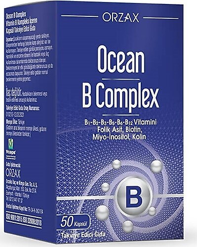 ORZAX B Complex 50 Kapsül